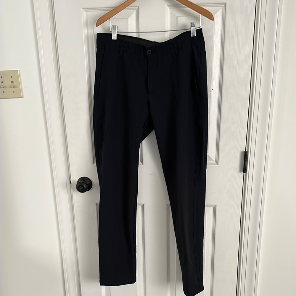 NWOT Under Armour Cold Gear Men's Black Golf Pants 34/32